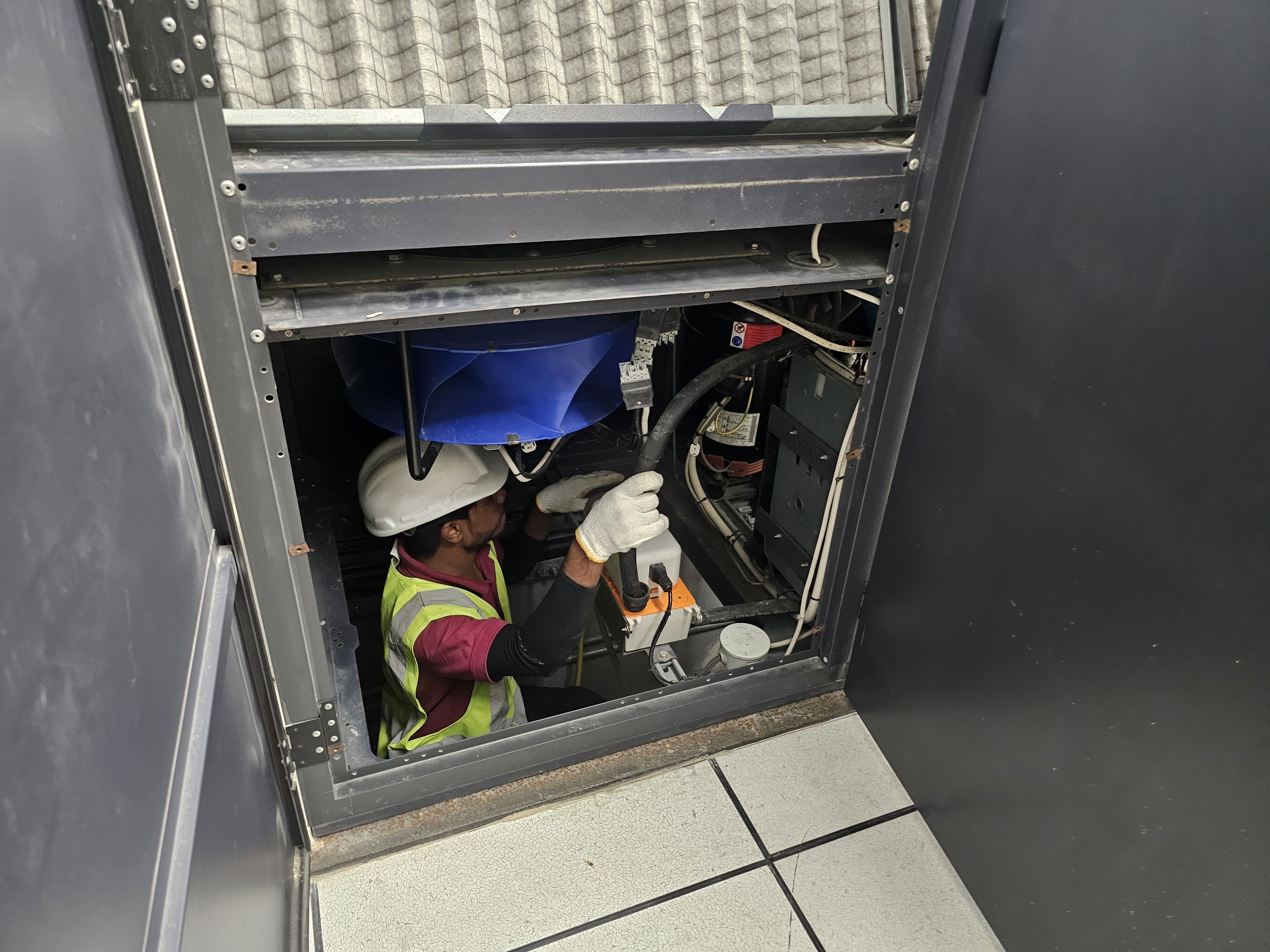Chiller installation project
